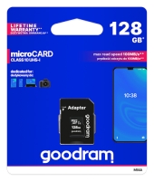 Goodram microSD+Adapter UHS 1 class 10 128GB