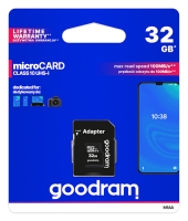 Goodram microSD+Adapter UHS 1 class 10 32GB