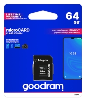 Goodram microSD+Adapter UHS 1 class 10 64GB